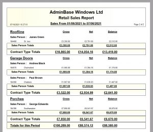 AdminBase window installers CRM