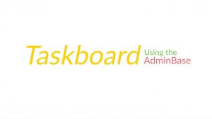 AdminBase Taskboard